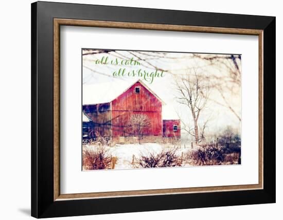 Calm and Bright Barn-Kelly Poynter-Framed Photographic Print