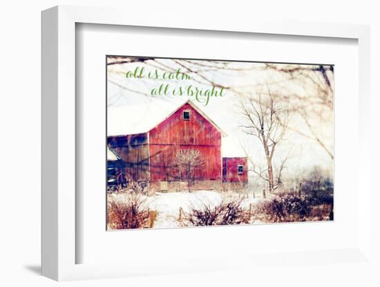 Calm and Bright Barn-Kelly Poynter-Framed Photographic Print