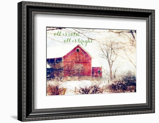 Calm and Bright Barn-Kelly Poynter-Framed Photographic Print