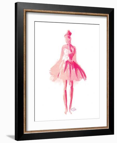 Calm Ballerina-OnRei-Framed Art Print