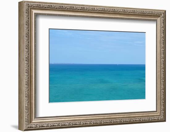 Calm blue-green ocean-Stacy Bass-Framed Photo