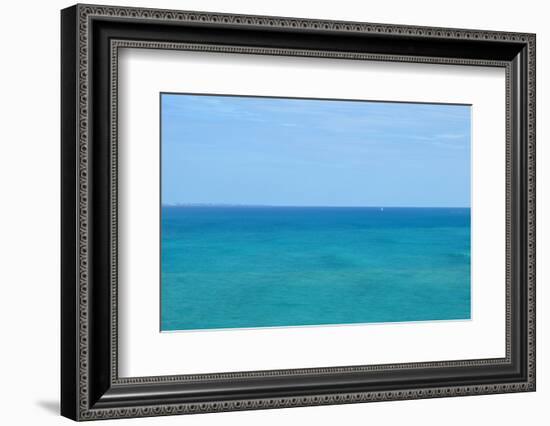 Calm blue-green ocean-Stacy Bass-Framed Photo