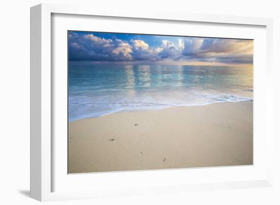 Calm Caribbean Waters At Sunrise In The Bahamas-Erik Kruthoff-Framed Photographic Print