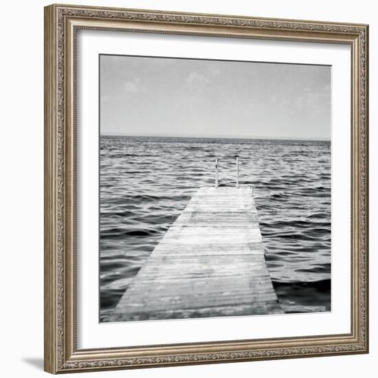 Calm Days I BW Crop-Elizabeth Urquhart-Framed Photo