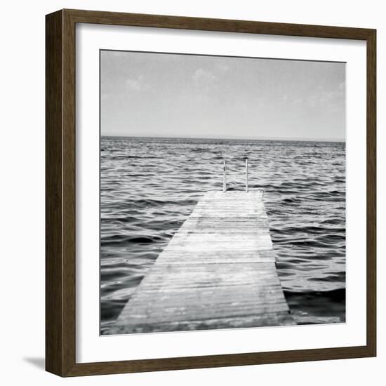 Calm Days I BW Crop-Elizabeth Urquhart-Framed Photo