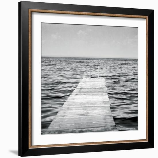 Calm Days I BW Crop-Elizabeth Urquhart-Framed Photo