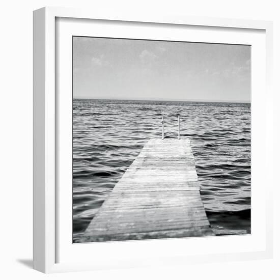 Calm Days I BW Crop-Elizabeth Urquhart-Framed Photo