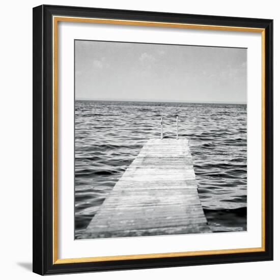 Calm Days I BW Crop-Elizabeth Urquhart-Framed Photo