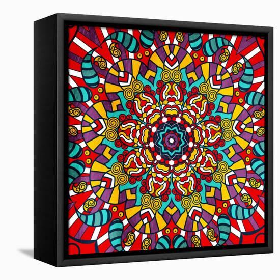 Calm Fire-Jace Grey-Framed Stretched Canvas
