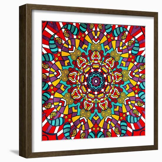 Calm Fire-Jace Grey-Framed Art Print