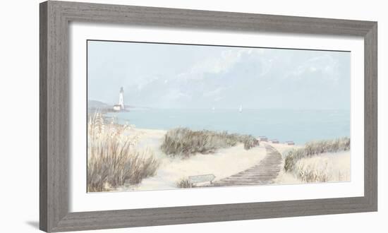 Calm in Blue Haven Bay I-Hazel Barker-Framed Giclee Print