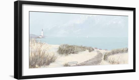 Calm in Blue Haven Bay I-Hazel Barker-Framed Giclee Print