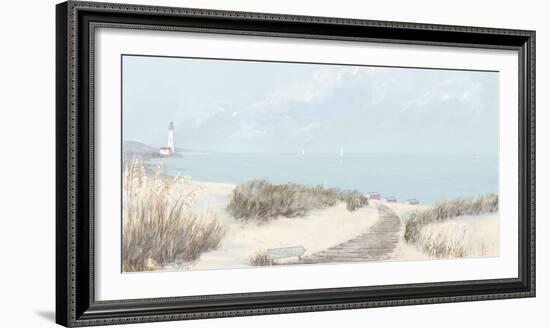 Calm in Blue Haven Bay I-Hazel Barker-Framed Giclee Print