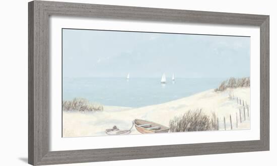 Calm in Blue Haven Bay II-Hazel Barker-Framed Giclee Print