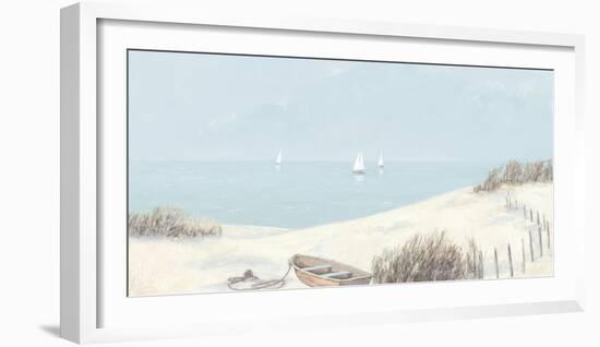 Calm in Blue Haven Bay II-Hazel Barker-Framed Giclee Print