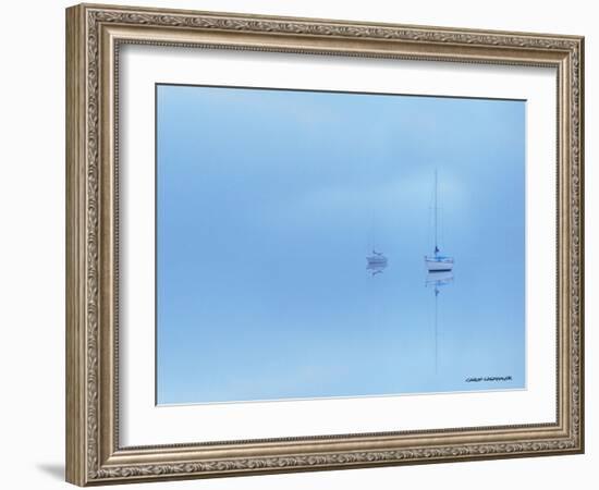 Calm in Blue-Carlos Casamayor-Framed Giclee Print