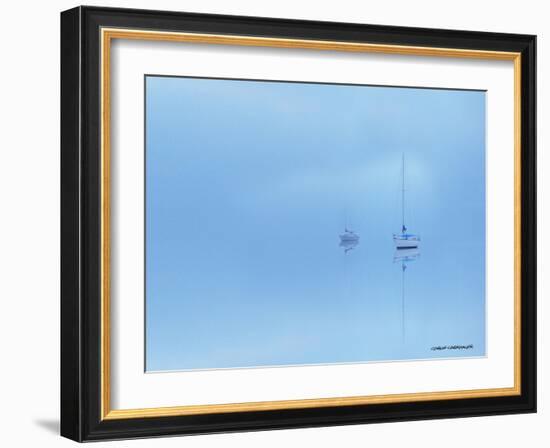 Calm in Blue-Carlos Casamayor-Framed Giclee Print