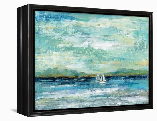Calm Lake-Silvia Vassileva-Framed Stretched Canvas