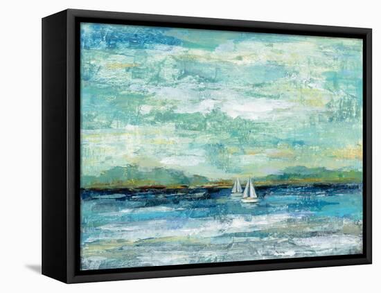 Calm Lake-Silvia Vassileva-Framed Stretched Canvas