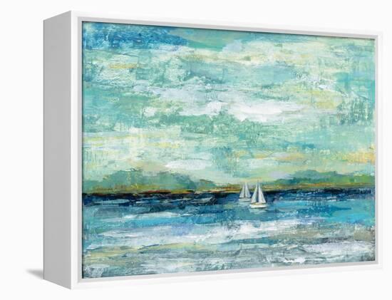 Calm Lake-Silvia Vassileva-Framed Stretched Canvas