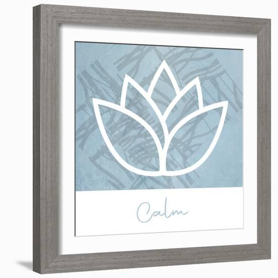 Calm Lotus-Savannah Miller-Framed Art Print