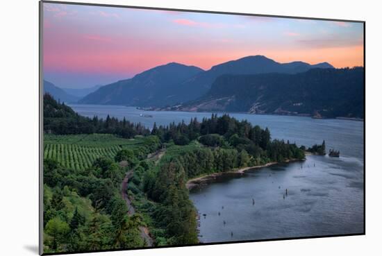 Calm Morning at Columbia River Gorge, Oregon-Vincent James-Mounted Photographic Print