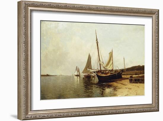 Calm Morning, Portland Harbor-Alfred Thompson Bricher-Framed Giclee Print