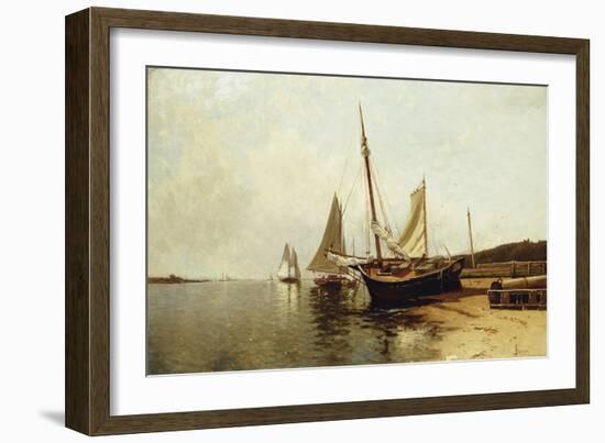 Calm Morning, Portland Harbor-Alfred Thompson Bricher-Framed Giclee Print