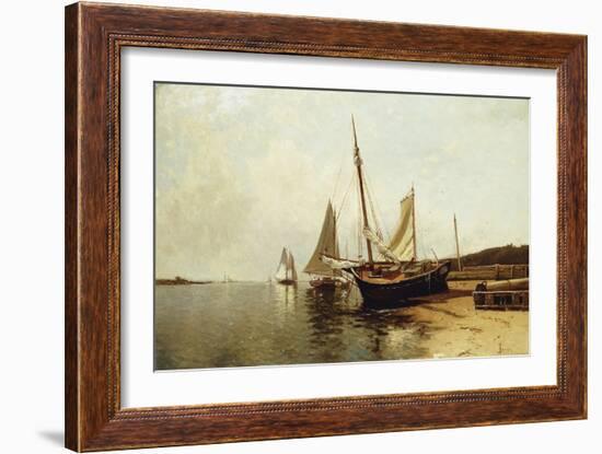 Calm Morning, Portland Harbor-Alfred Thompson Bricher-Framed Giclee Print