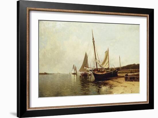 Calm Morning, Portland Harbor-Alfred Thompson Bricher-Framed Giclee Print