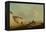 Calm off the Coast of the Isle of Wight, 1799-1804 (Oil on Panel)-George Morland-Framed Premier Image Canvas