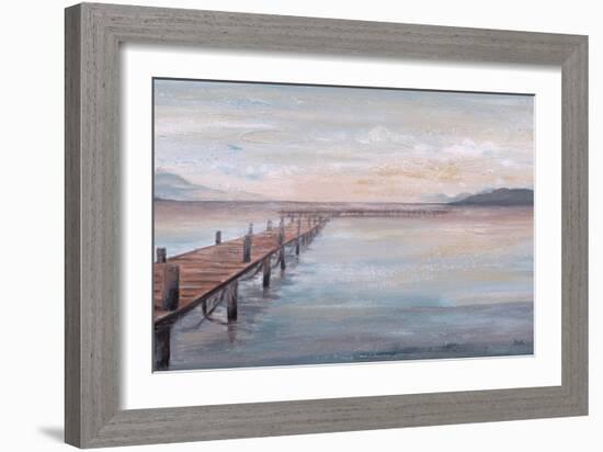 Calm Placid Lake-Patricia Pinto-Framed Art Print