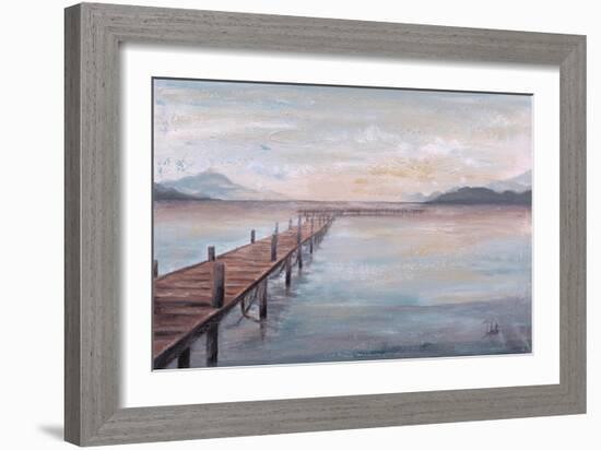 Calm Placid Lake-Patricia Pinto-Framed Art Print