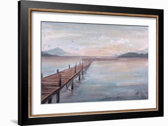 Calm Placid Lake-Patricia Pinto-Framed Art Print