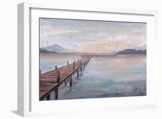 Calm Placid Lake-Patricia Pinto-Framed Art Print