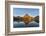 Calm Reflection in Two Medicine Lake in Glacier National Park, Montana, Usa-Chuck Haney-Framed Photographic Print