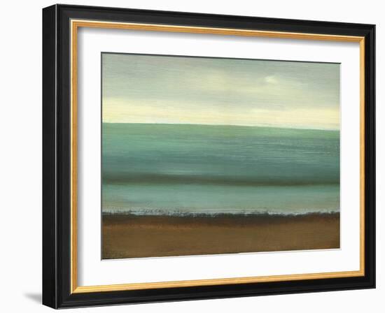 Calm Sea-Caroline Gold-Framed Art Print