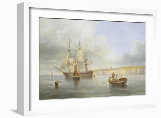 Calm Sea-John Wilson Carmichael-Framed Giclee Print