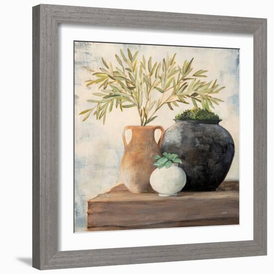 Calm Still Life II-Julia Purinton-Framed Premium Giclee Print