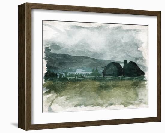 Calm Storm-OnRei-Framed Art Print