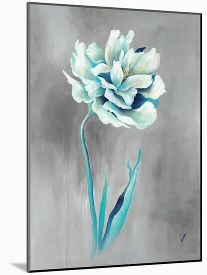 Calm Turquoise Fleur-Rikki Drotar-Mounted Giclee Print