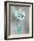 Calm Turquoise Fleur-Rikki Drotar-Framed Giclee Print