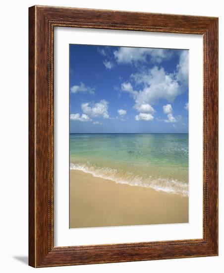 Calm Water on Beach at Paynes Bay, Barbados, West Indies, Caribbean, Central America-Hans Peter Merten-Framed Photographic Print