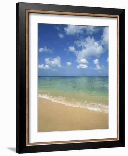 Calm Water on Beach at Paynes Bay, Barbados, West Indies, Caribbean, Central America-Hans Peter Merten-Framed Photographic Print