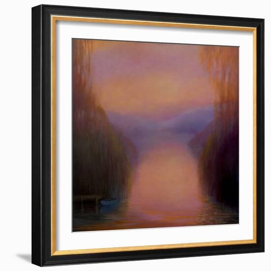 Calm Waters, 2023, (Oil on Canvas)-Lee Campbell-Framed Giclee Print