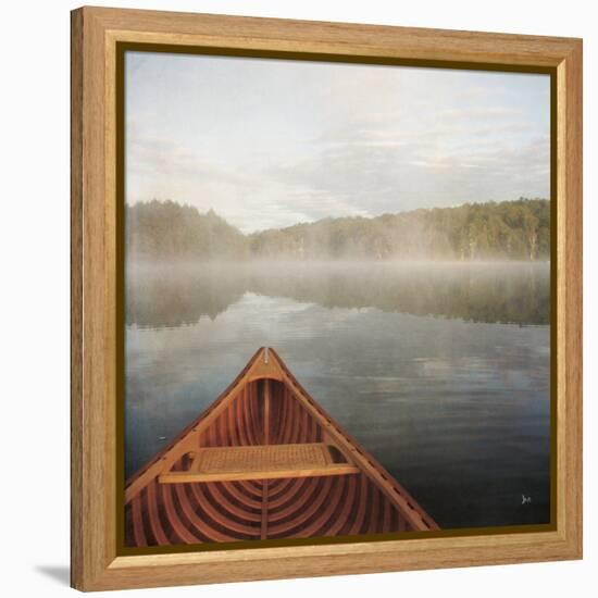 Calm Waters Canoe I-Jess Aiken-Framed Premier Image Canvas