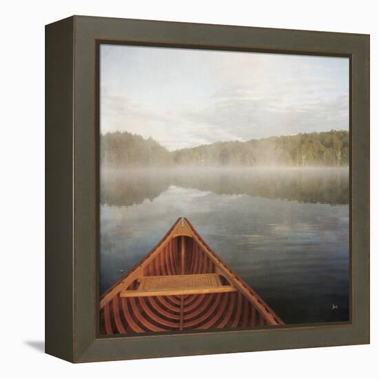 Calm Waters Canoe I-Jess Aiken-Framed Premier Image Canvas