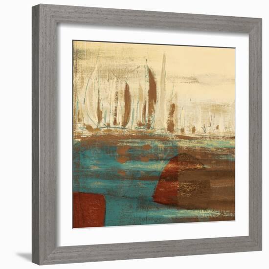 Calm Waters Square I-Kingsley-Framed Art Print