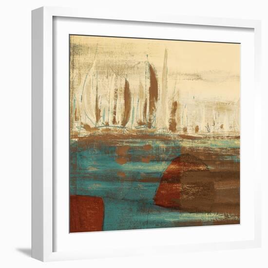 Calm Waters Square I-Kingsley-Framed Art Print