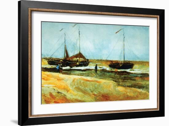 Calm Weather-Vincent van Gogh-Framed Art Print